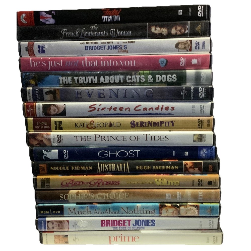 19 Funny Romantic Drama Fatal Attraction Sixteen‎ Candles Ghost +All Listed